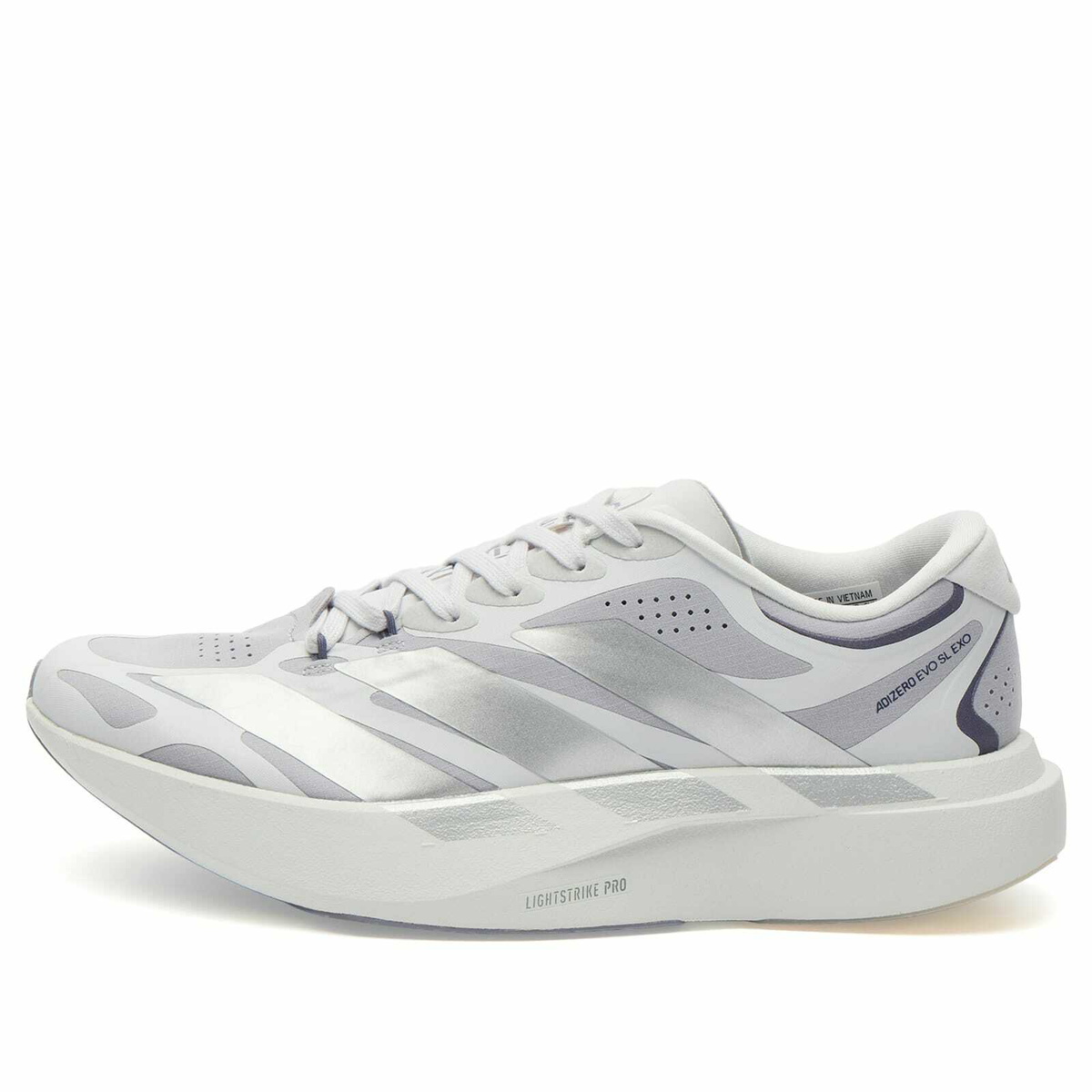 Adidas Women's Adizero Evo Sl Exo Sneaker in Glory Grey/Silver Met./Dash Grey
