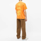 Objects IV Life Men's Continuity Print T-Shirt in Studio Orange