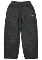 Mki Miyuki Zoku Logo-embroidered Brushed-knit Sweatpants Charcoal