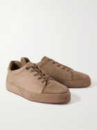 Loro Piana - Nuages Suede Sneakers - Brown