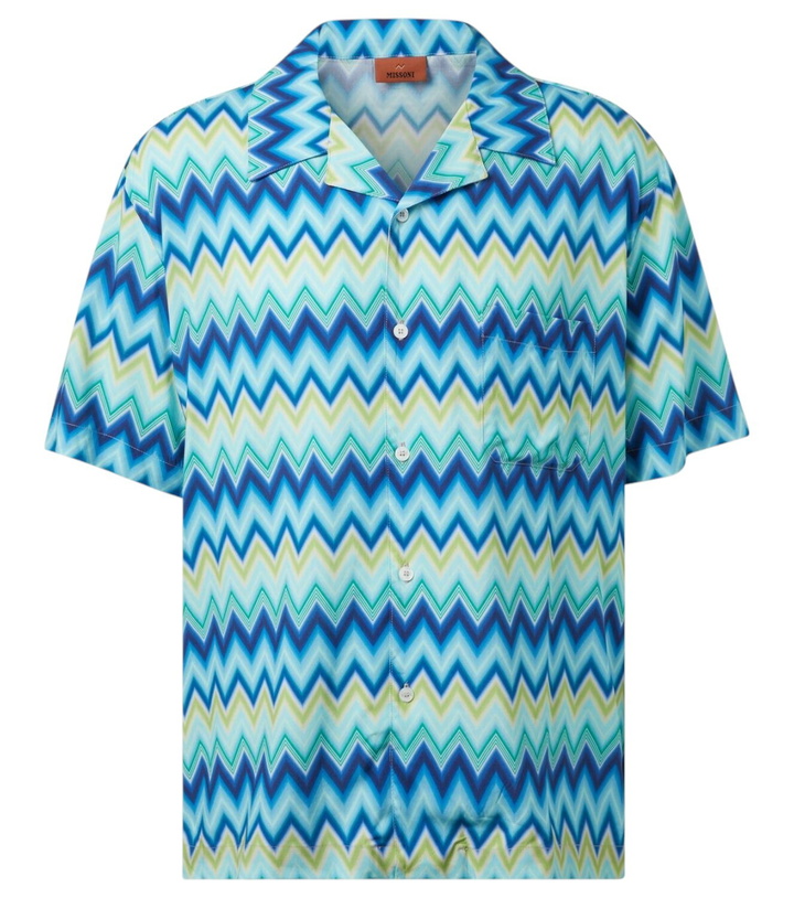 Photo: Missoni Zigzag bowling shirt