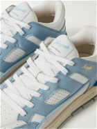 Axel Arigato - Area Lo Mesh and Nubuck-Trimmed Leather Sneakers - Blue