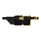Fendi Black and Yellow Multi Pouch Forever Fendi Belt Bag