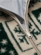 Beams Plus - Reversible Fleece-Jacquard and Ripstop Jacket - Gray