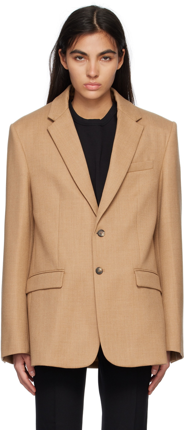 WARDROBE.NYC Tan Oversized Blazer WARDROBE.NYC