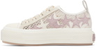 AMIRI Off-White Mesh Stars Court Low Sneakers