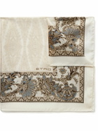 Etro - Printed Silk-Twill Pocket Square