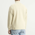 Armor-Lux Men's Quarter Zip Sweatshirt in Gravel