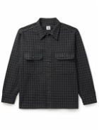 Randy's Garments - Checked Wool-Flannel Overshirt - Gray