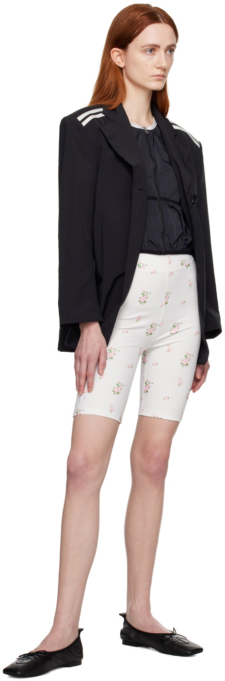 TheOpen Product White Floral Shorts