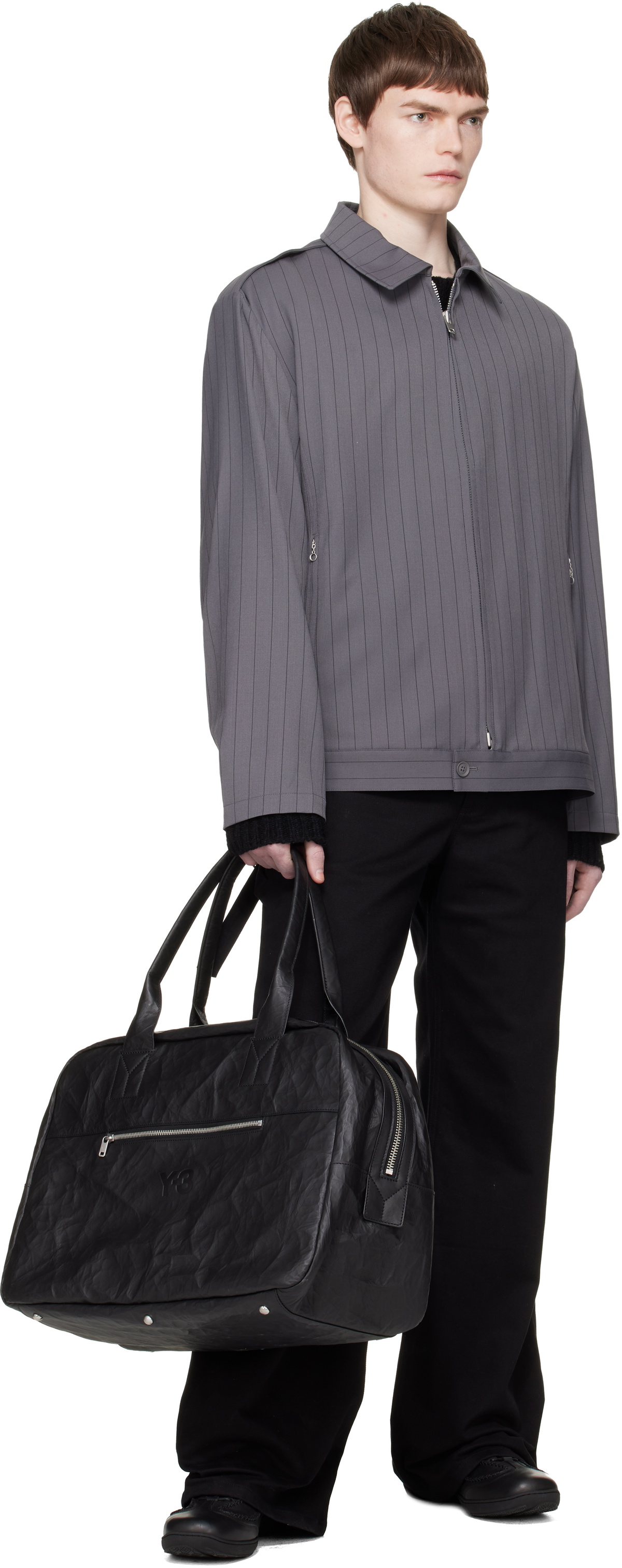 Y-3 Black Weekender Duffle Bag