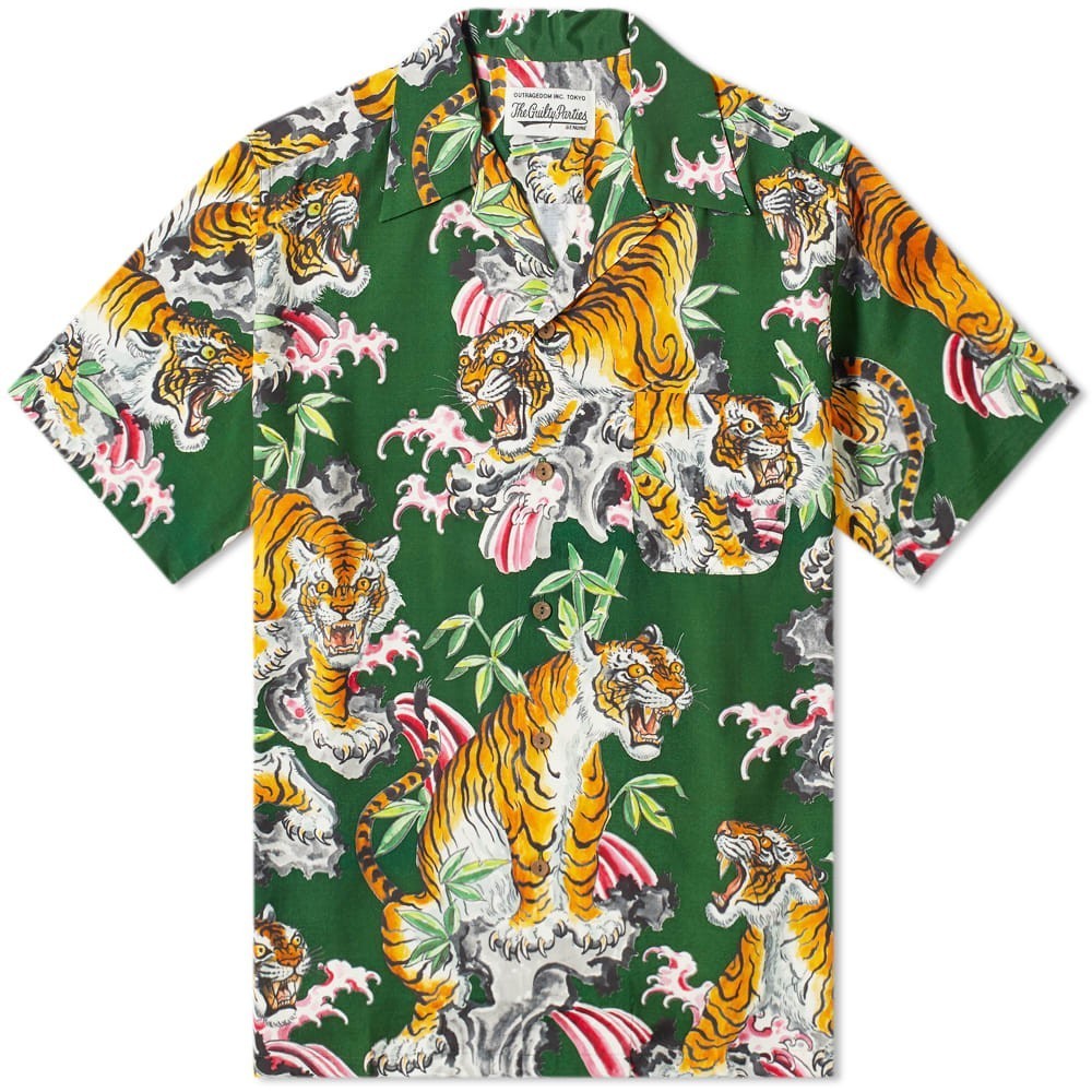 Wacko Maria Tiger Print Vacation Shirt