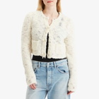Acne Studios Women's Kitarsi Towel Cardigan in White