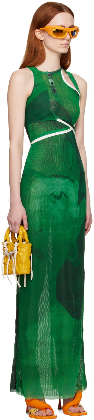 ottolinger cut out dress Ottolinger Yellow Cutout Maxi Dress Ottolinger