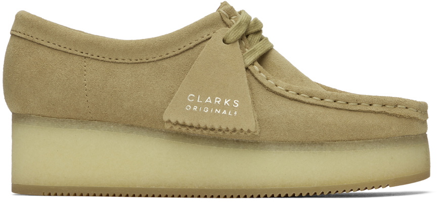 Clarks Originals Beige Wallacraft Bee Derbys