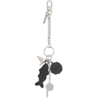 Marc Jacobs Silver Camp Whistle Cluster Bag Charm