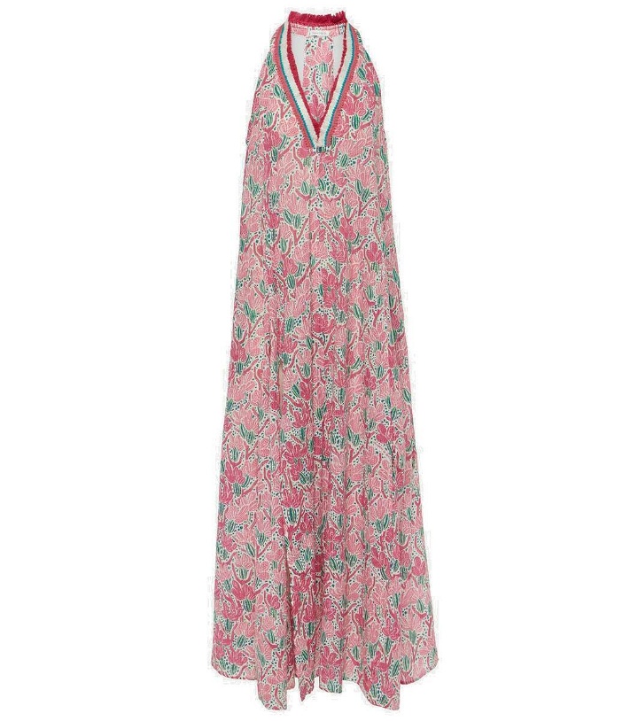 Photo: Poupette St Barth Nava floral cotton maxi dress