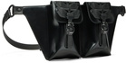Innerraum Black Object U02 Double Pocket Crossbody Bag