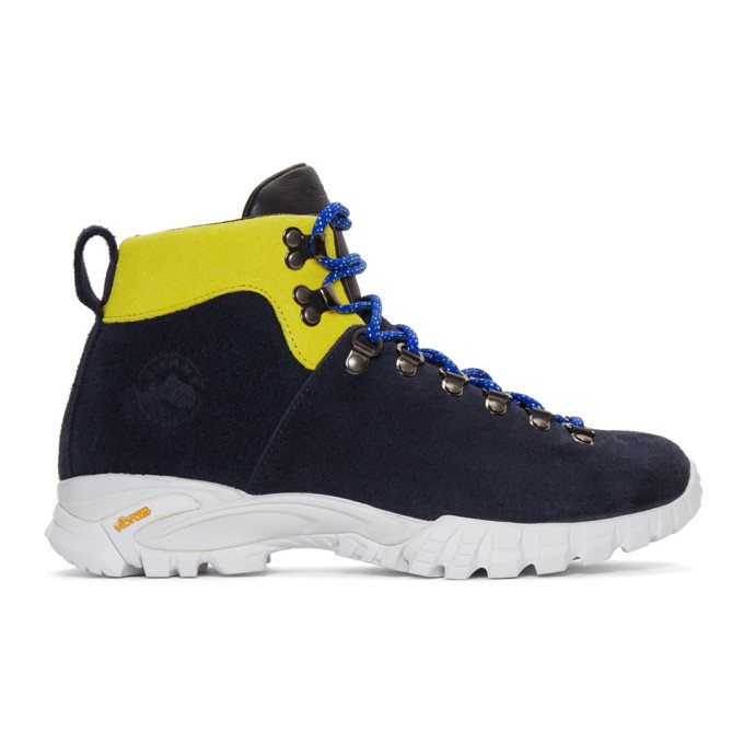 Photo: Diemme Navy Suede Maser Hiker Lace-Up Boots