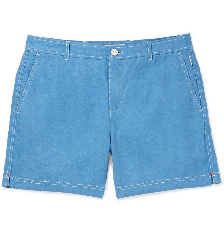 Photo: Orlebar Brown - Linen Shorts - Men - Blue