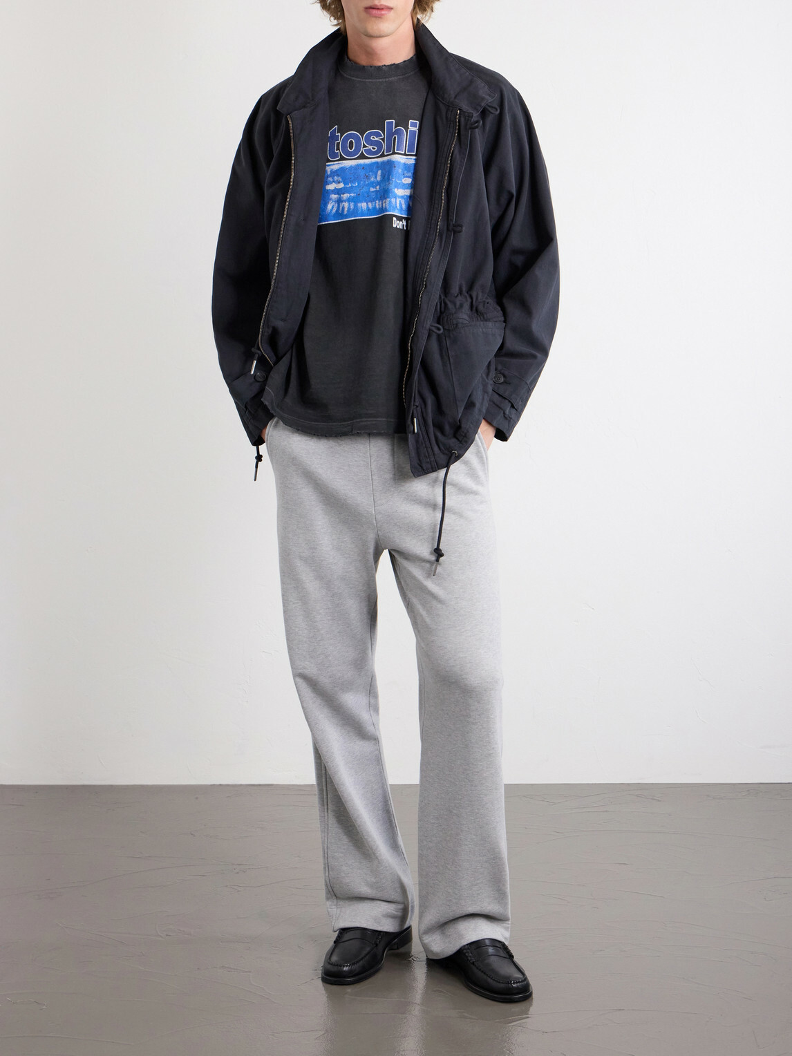 Satoshi Nakamoto - Don’t Forget to Smile Logo-Print Cotton-Jersey T-Shirt - Black