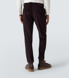 Eleventy Cotton and cashmere corduroy slim pants