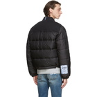 MCQ Black Denim Puffa Hybrid Jacket