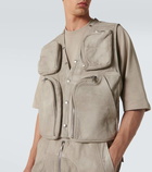 Rick Owens Leather cargo vest