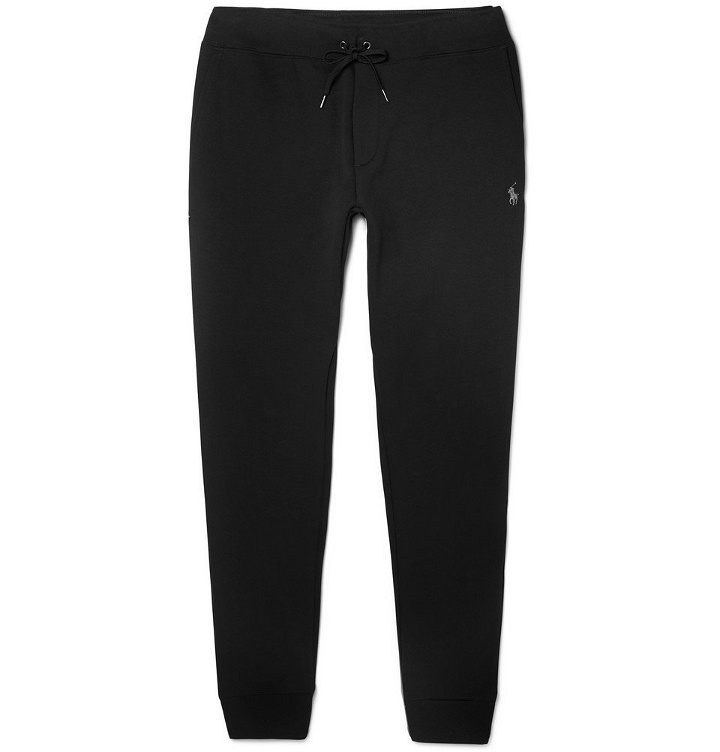 Photo: Polo Ralph Lauren - Slim-Fit Tapered Jersey Sweatpants - Men - Black