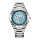 Citizen Zenshin 60 Automatic Light Blue Dial Mens Watch NK5020-58L