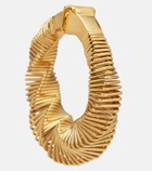 Alaïa Square Spiral hoop earrings