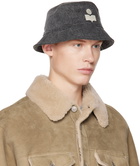 Isabel Marant Gray Haleyh Bucket Hat