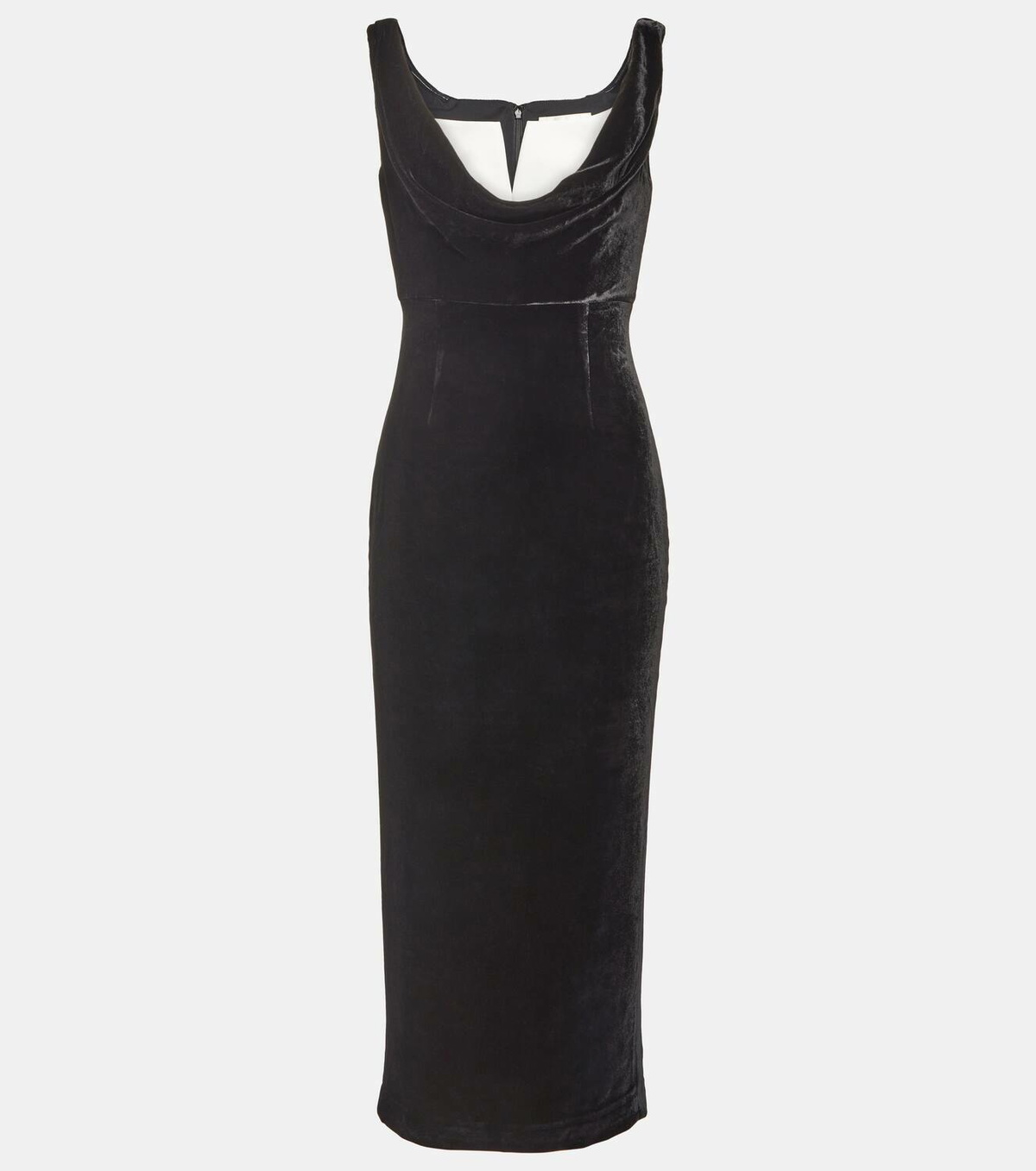 Mother of the Bride Dress Elegant Off Shoulder Velvet Sleeveless with Draping main image 0