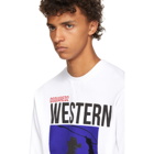 Dsquared2 White Western Sweatshirt