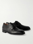 Zegna - New Classic Flex Full-Grain Leather Derby Shoes - Black