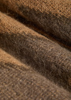 Second Layer Chevy Intarsia Mohair-blend Cardigan Brown