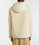 Moncler Hylesine wool and cotton-blend down jacket