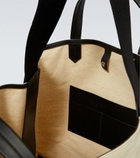 Jil Sander - Logo cotton and linen tote bag