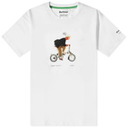 Barbour x Brompton Slowboy Go T-Shirt in White