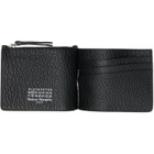 Maison Margiela Black Four Stitches Money Clip Wallet