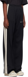 Palm Angels Black & Off-White Classic Loose Track Pants