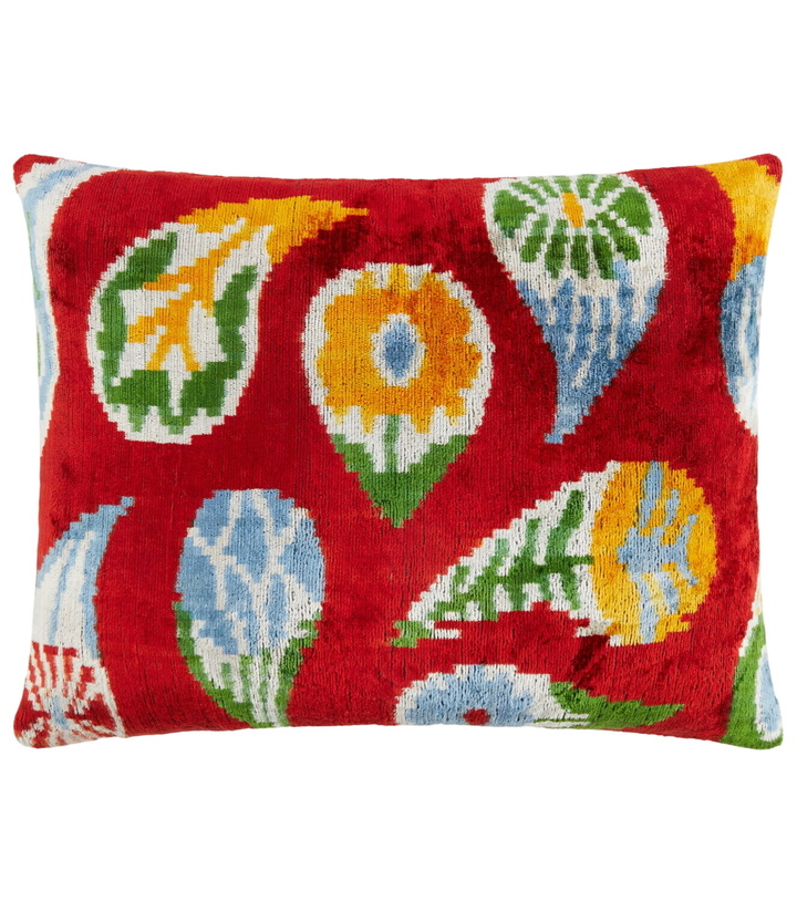 Photo: Les-Ottomans Silk and cotton velvet cushion