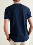 Club Monaco - Indigo-Dyed Cotton-Jersey T-Shirt - Blue
