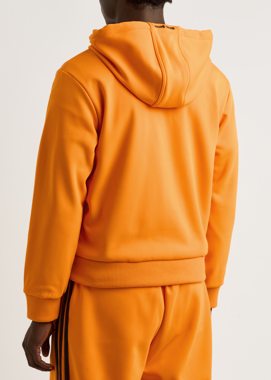 Adidas X Wales Bonner Logo Hooded Jersey Track Jacket Orange