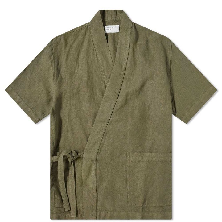 Photo: Universal Works Short Sleeve Linen Kyoto Workshirt