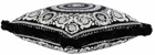 Versace Black Barocco Foulard Cushion