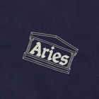 Aries Mini Temple Crew Neck Sweatshirt in Navy