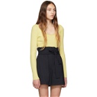 3.1 Phillip Lim Yellow Cropped Sweater