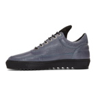 Filling Pieces Blue Thick Ripple Low Top Sneakers