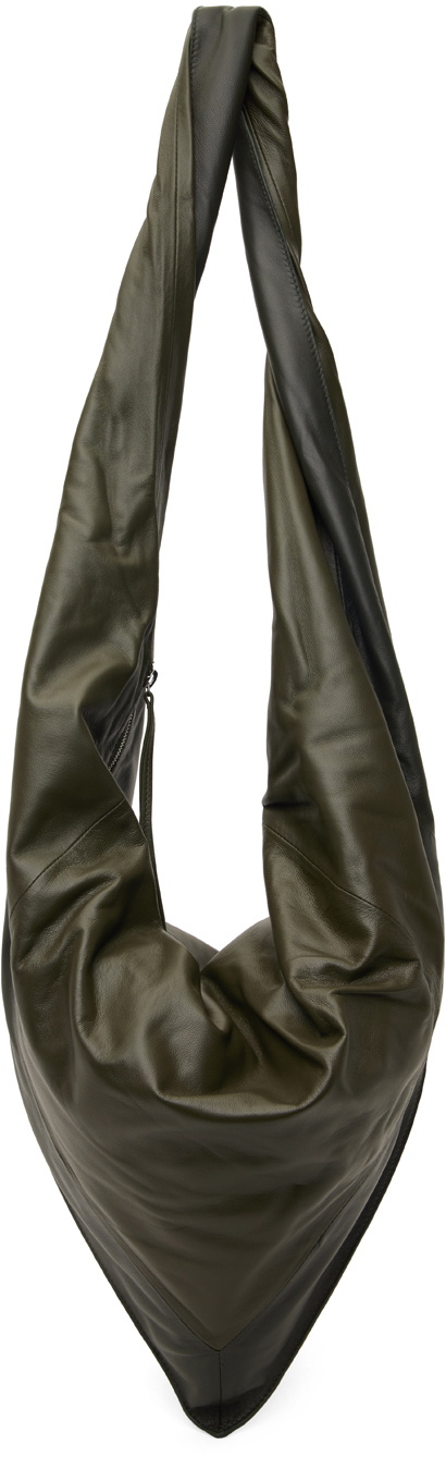 【関税込み】LEMAIRE グリーン Scarf バッグ LEMAIRE: Green Scarf Bag | SSENSE